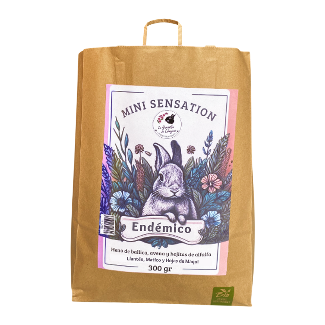 LA GRANJITA DE CONEJINO MINI SENSATION ENDÉMICO 300gr 1