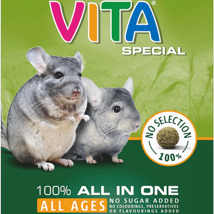 VITAKRAFT VITA SPECIAL CHINCHILLAS 600GR 1
