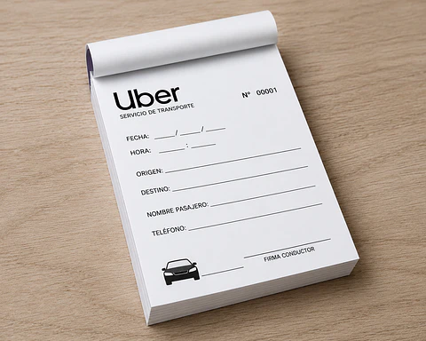 TALONARIO UBER 100 HOJAS