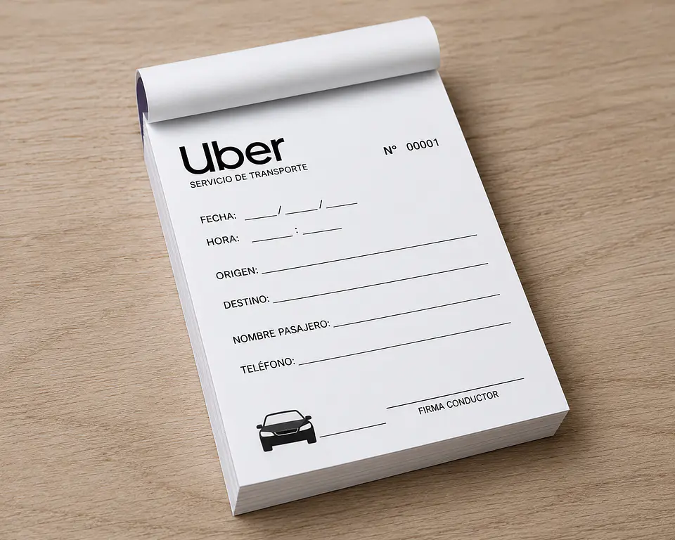 TALONARIO UBER 100 HOJAS 1