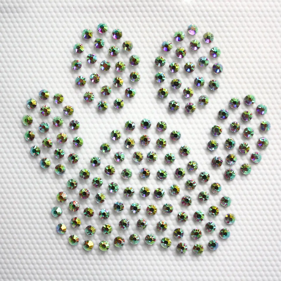 Lámina de Strass Hotfix Patitas 2 un. ss10 2