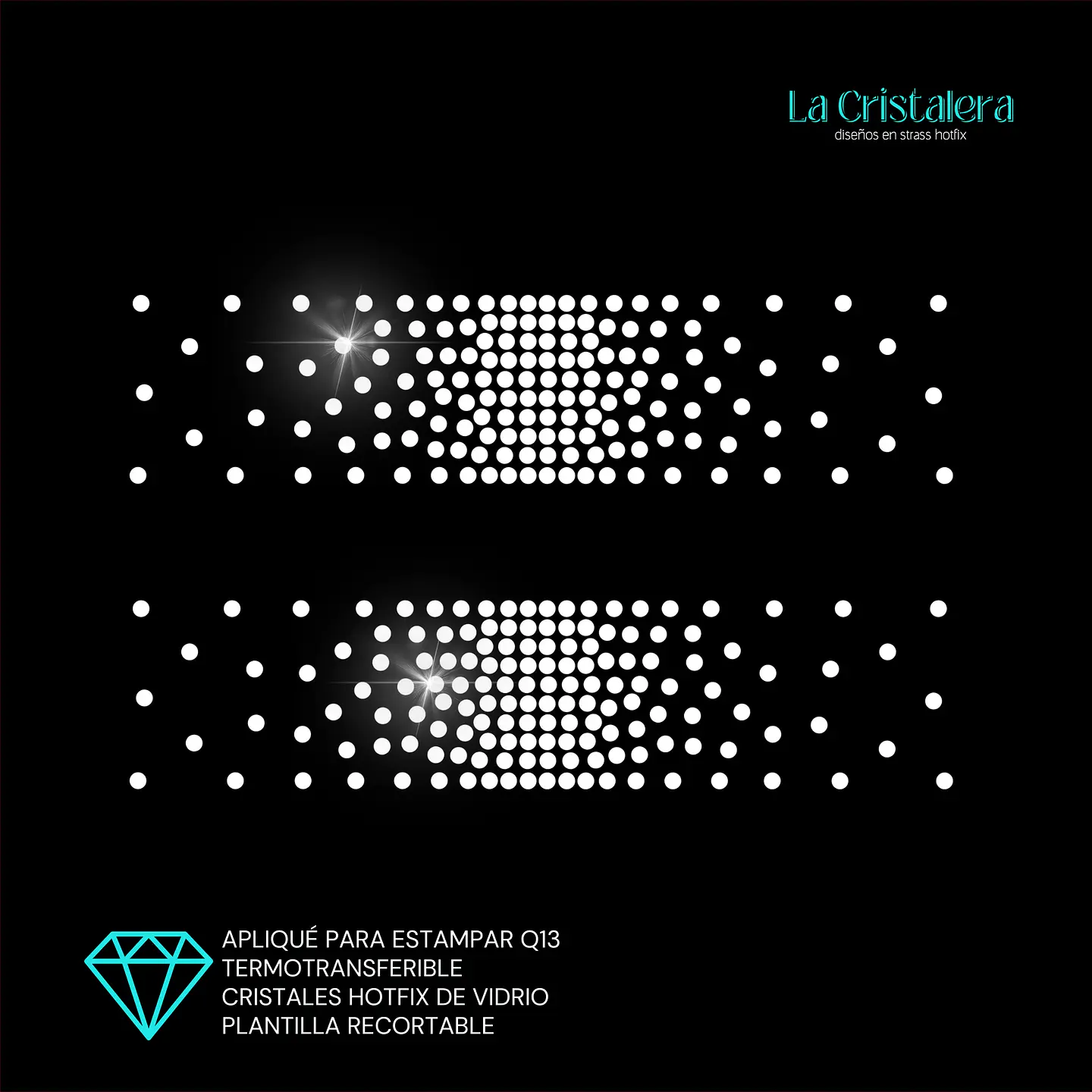 Lámina de Strass Hotfix Pretina Efecto Degradado ss16 3