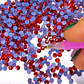 Cristales Strass Hotfix Light Siam (rojo) Premium AAAA - Miniatura 2