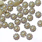 Flores 12 mm. Incluyen remaches. (50 un.) - Miniatura 1