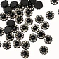 Flores 12 mm. Incluyen remaches. (50 un.) - Miniatura 3