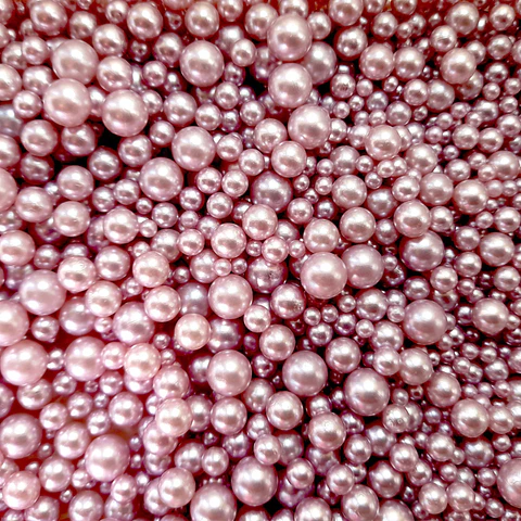 Perlas Lila sin Agujero, Incluyen Remaches