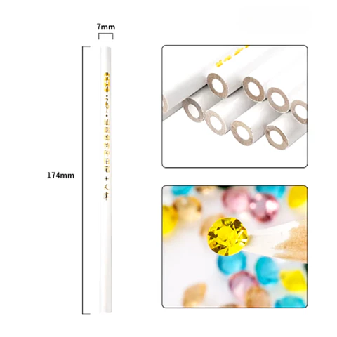 Lápiz Blanco picker para strass