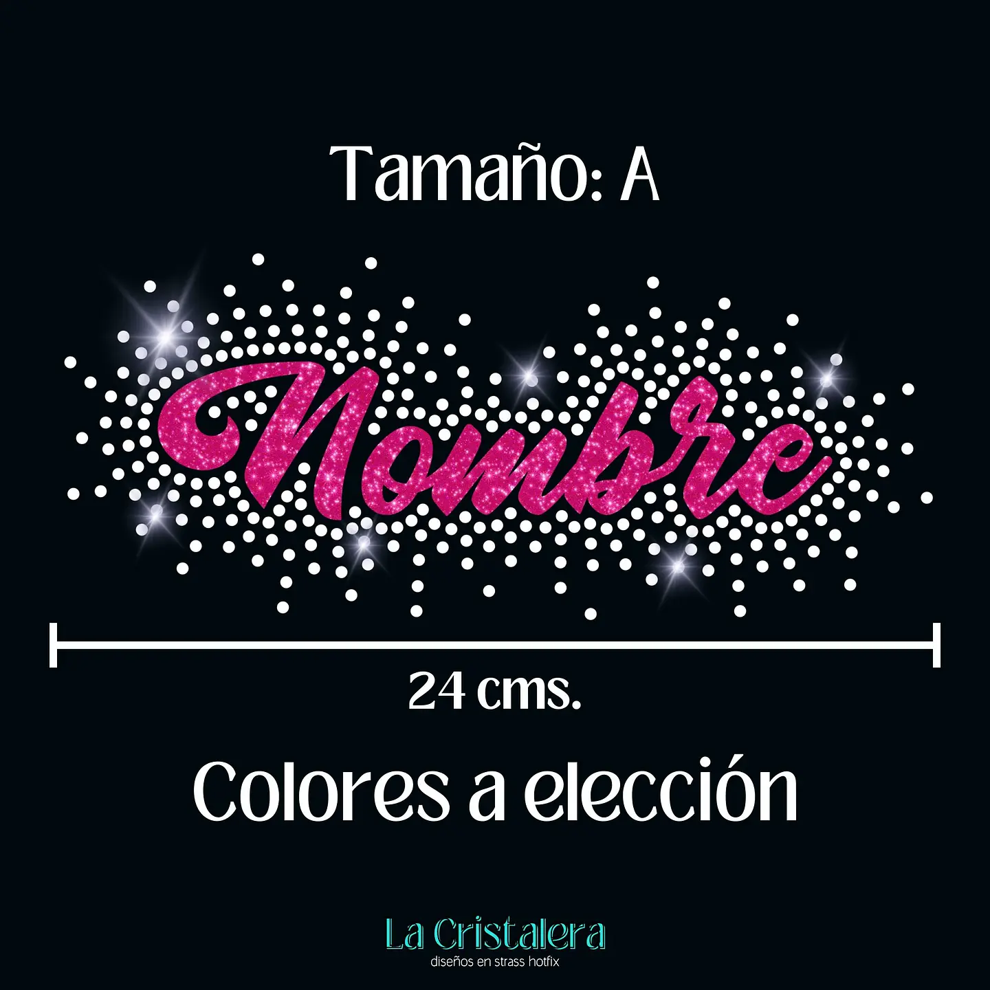 Tu Nombre Personalizado en Strass y Vinilo 5