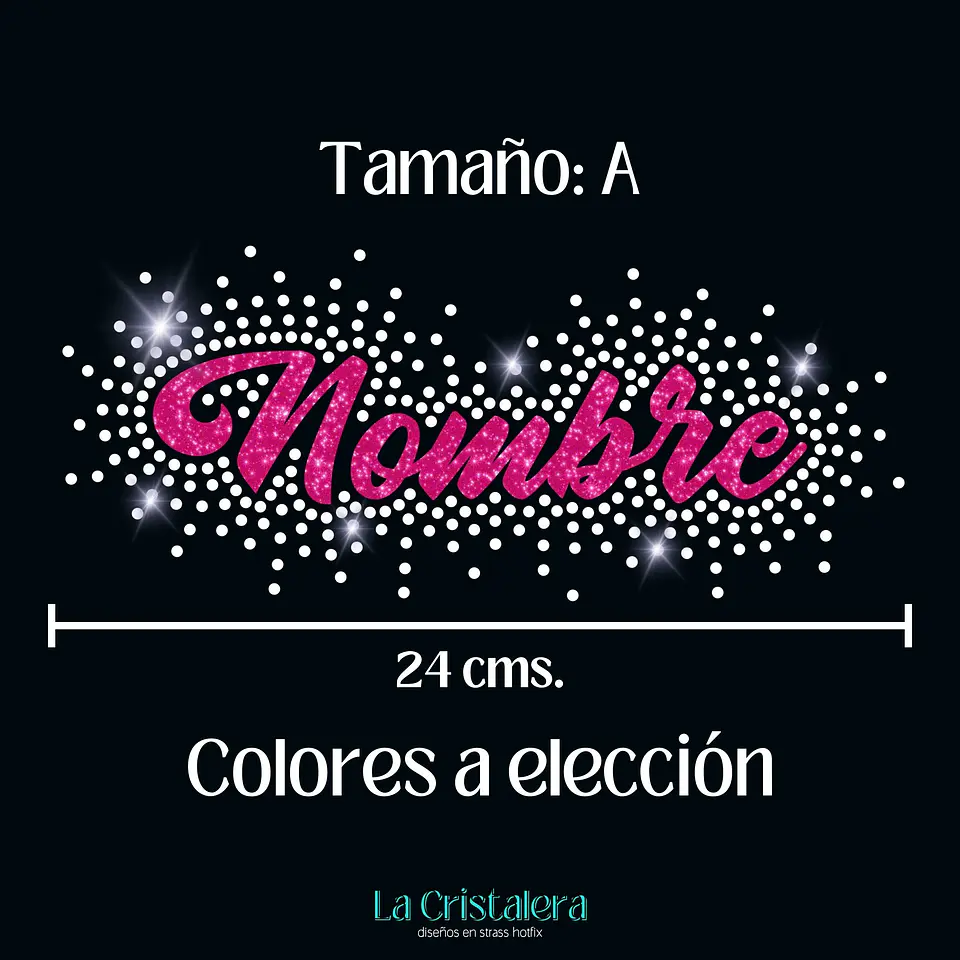 Tu Nombre Personalizado en Strass y Vinilo 5