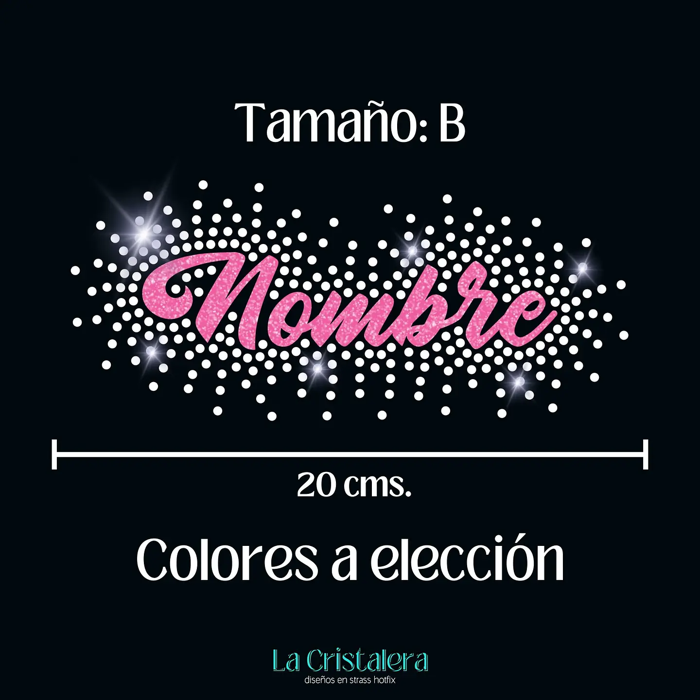 Tu Nombre Personalizado en Strass y Vinilo 6