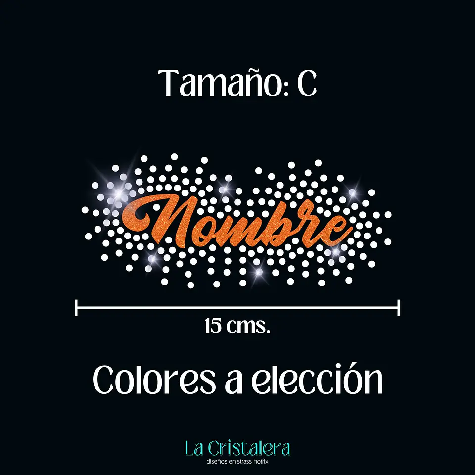 Tu Nombre Personalizado en Strass y Vinilo 7