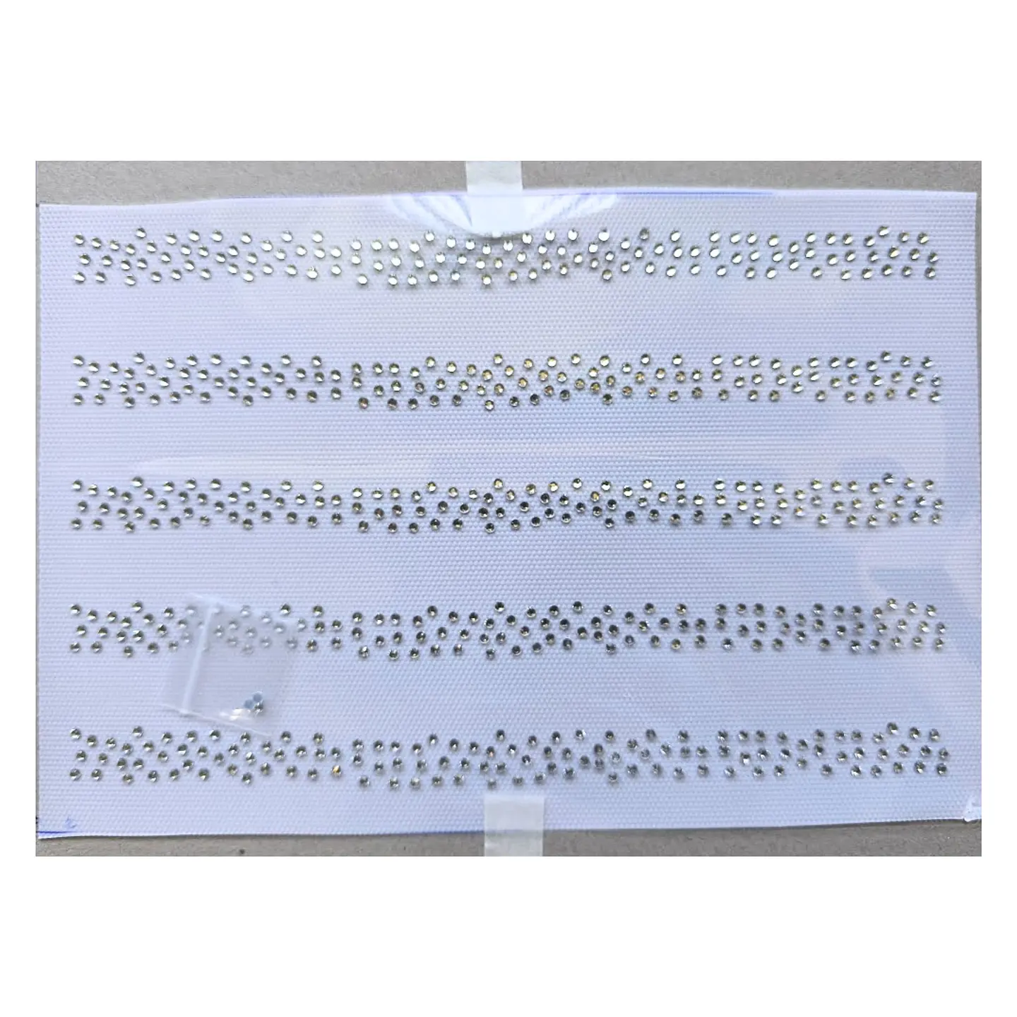 Lámina de Strass Hotfix Tiras Efecto Ondulado ss10 3