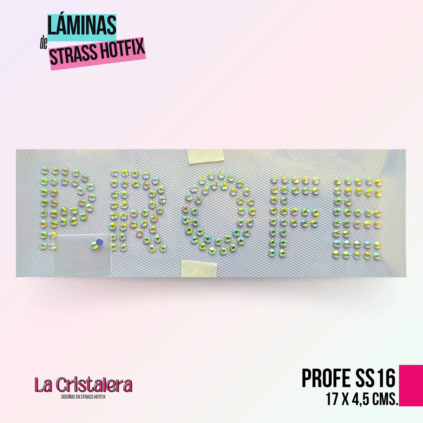 Lámina de Strass Hotfix PROFE ss16 1