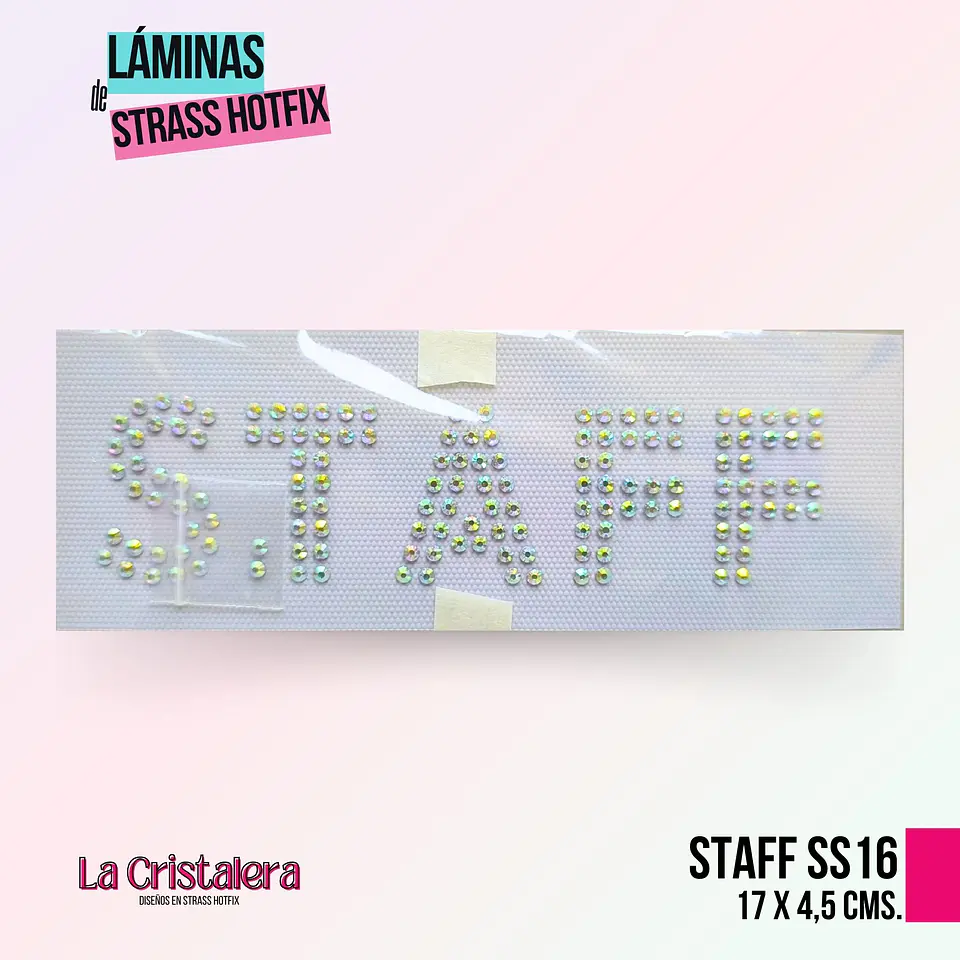 Lámina de Strass Hotfix STAFF ss16 1
