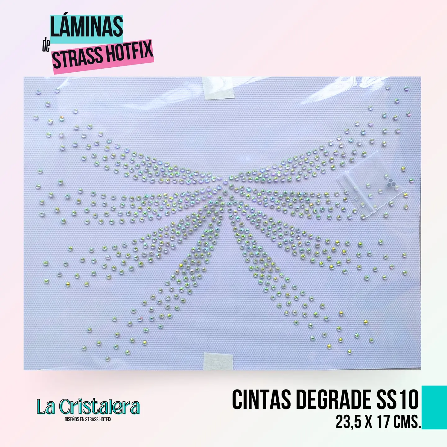 Lámina de Strass Hotfix - Cintas degradé - ss10 1