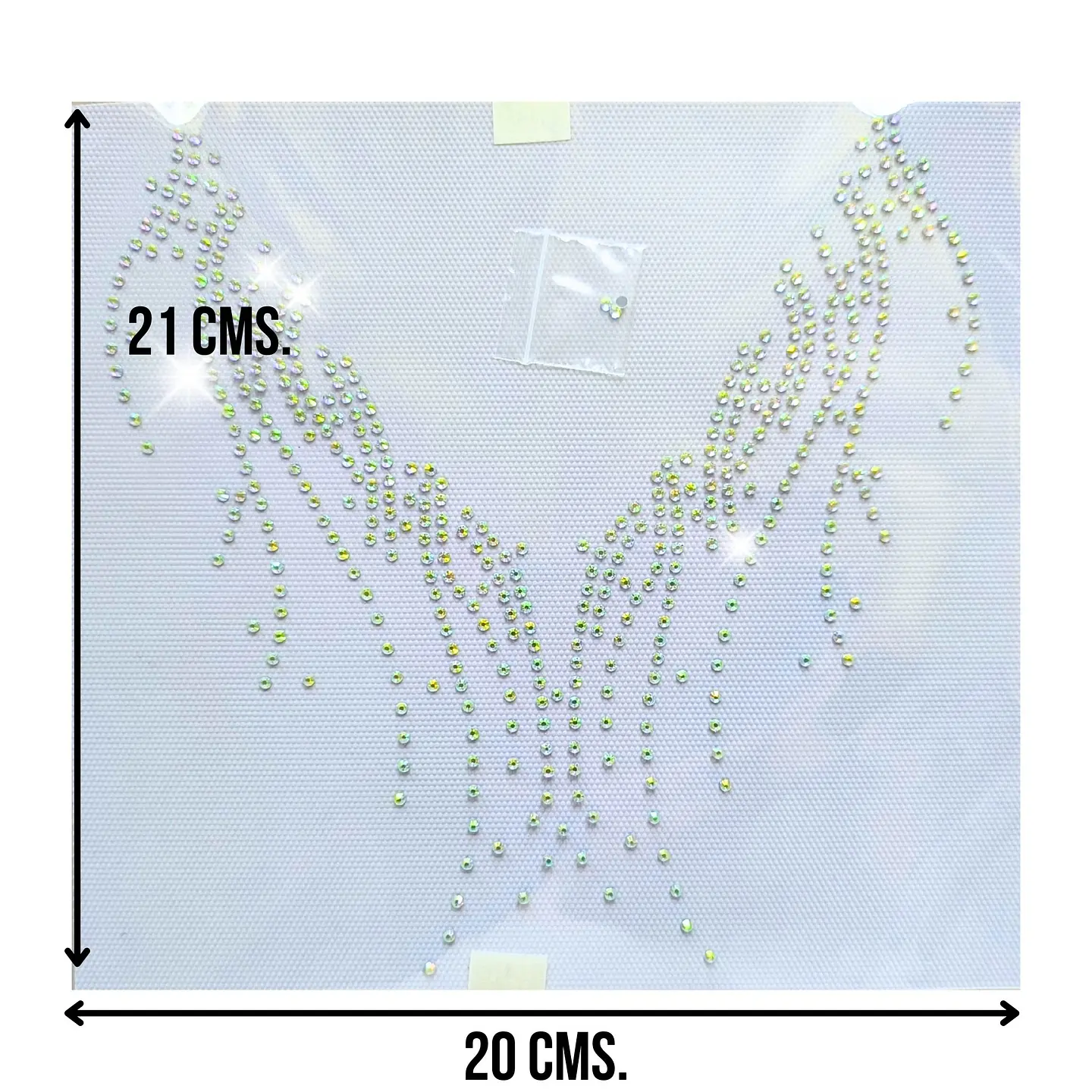 Lámina de Strass Hotfix - Efecto trenzado - ss10 4