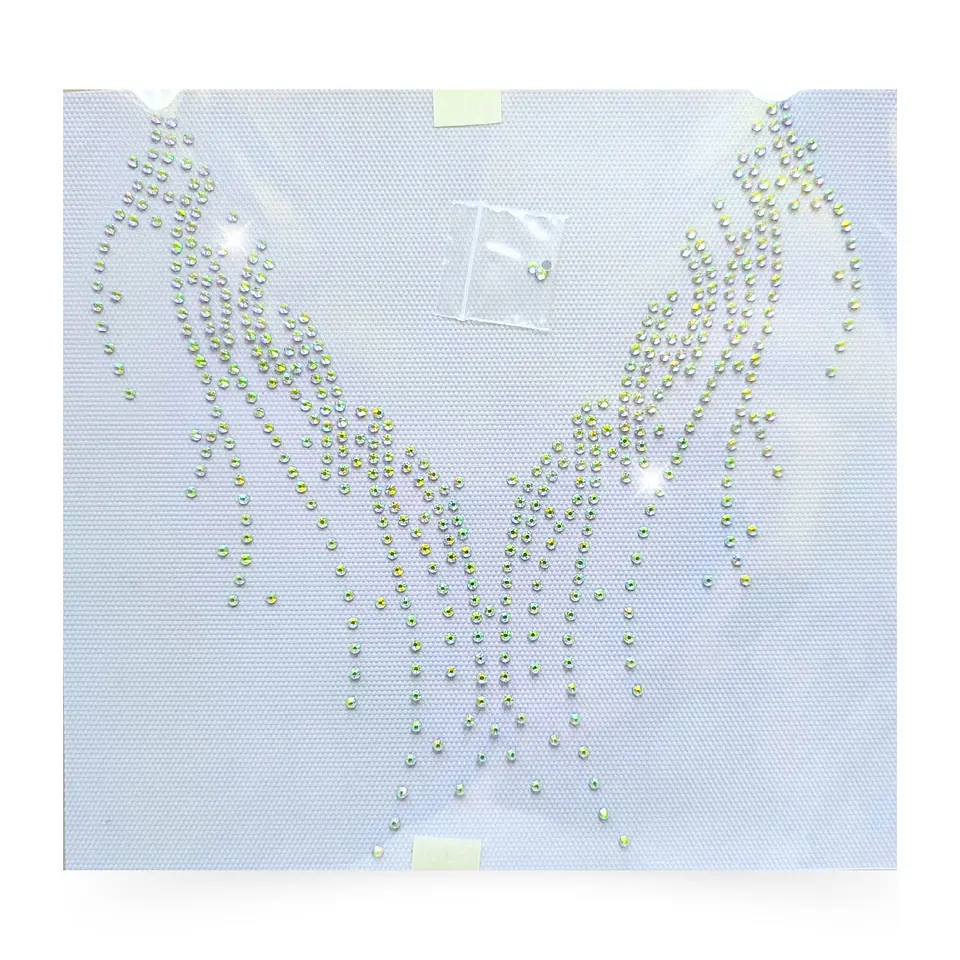 Lámina de Strass Hotfix - Efecto trenzado - ss10 2