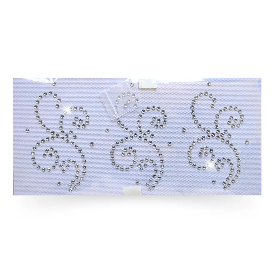 Lámina de Strass Hotfix - Trio Floral - ss16 3