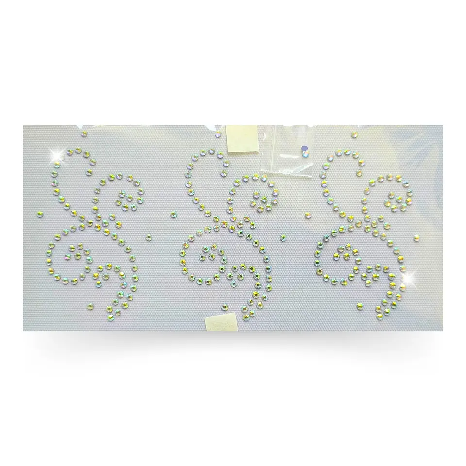 Lámina de Strass Hotfix - Trio Floral - ss16 2