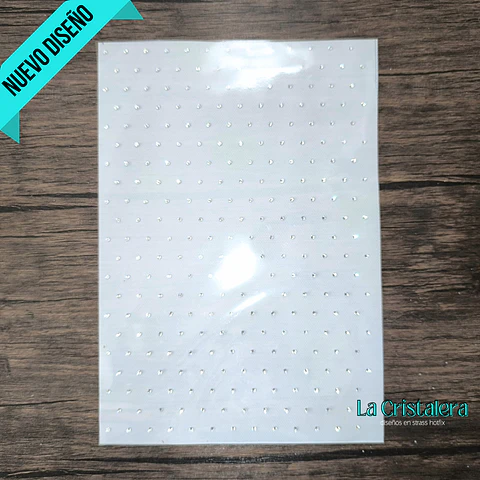 D. Lámina de Strass Hotfix Efecto Intercalado ss10