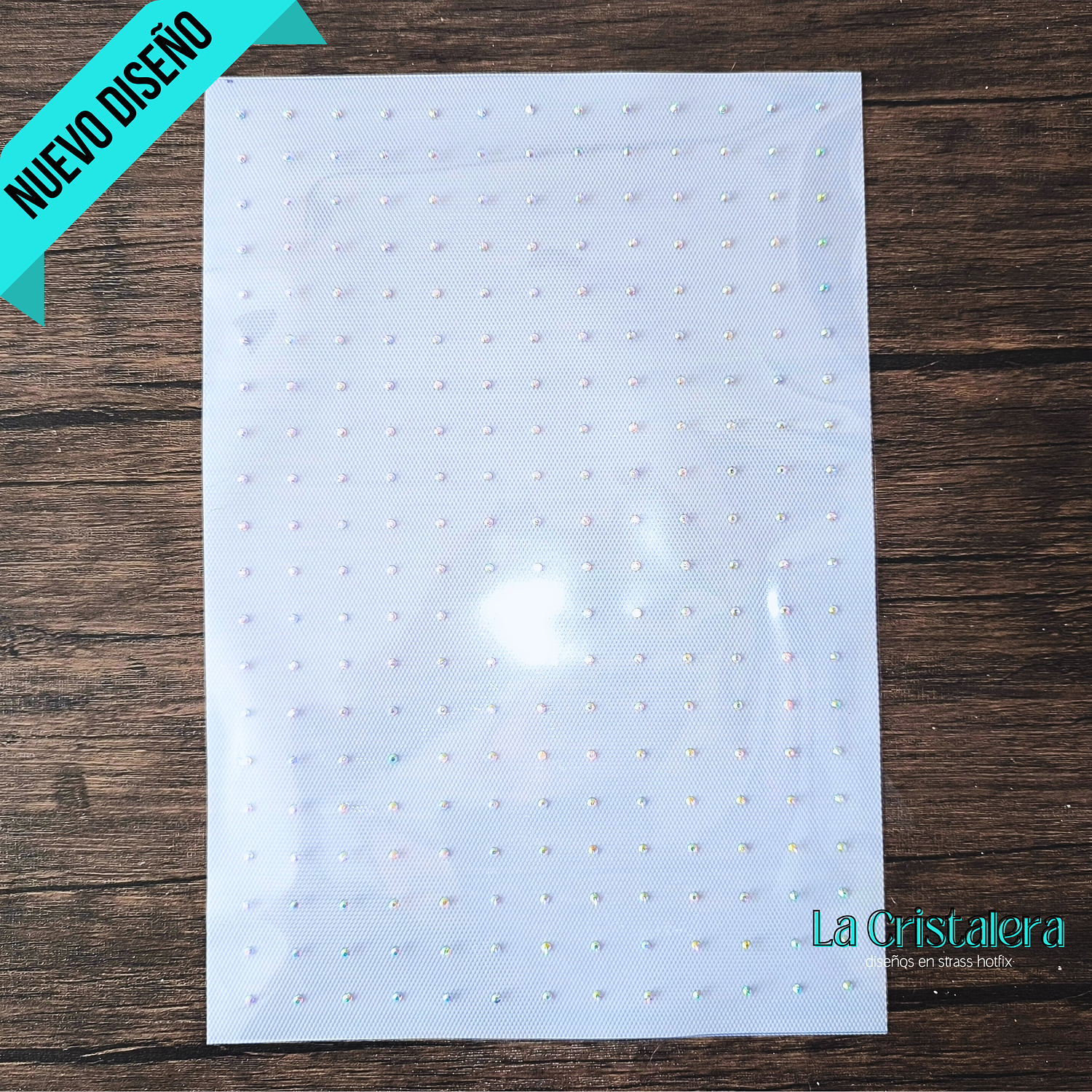 E. Lámina de Strass Hotfix Efecto Cuadricula ss10 1