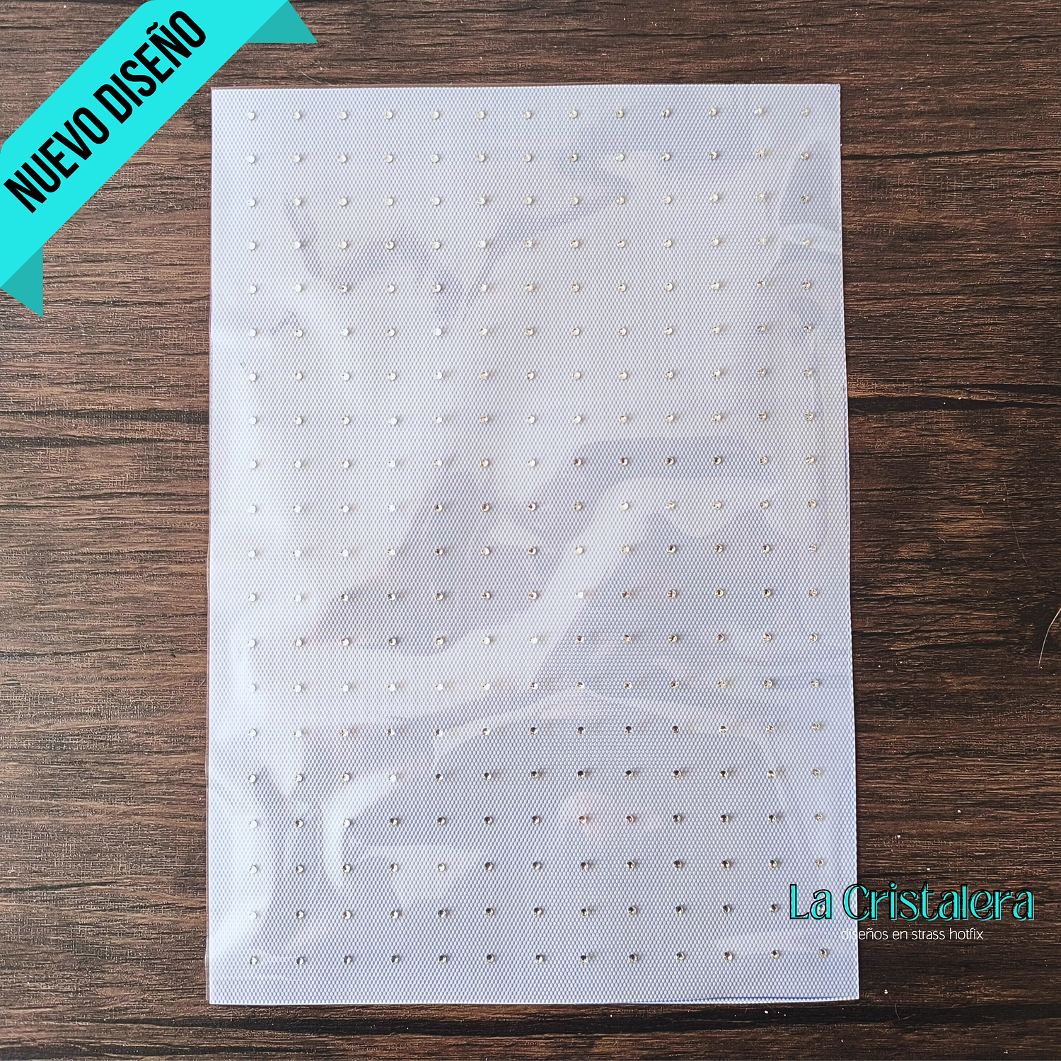 E. Lámina de Strass Hotfix Efecto Cuadricula ss10 2