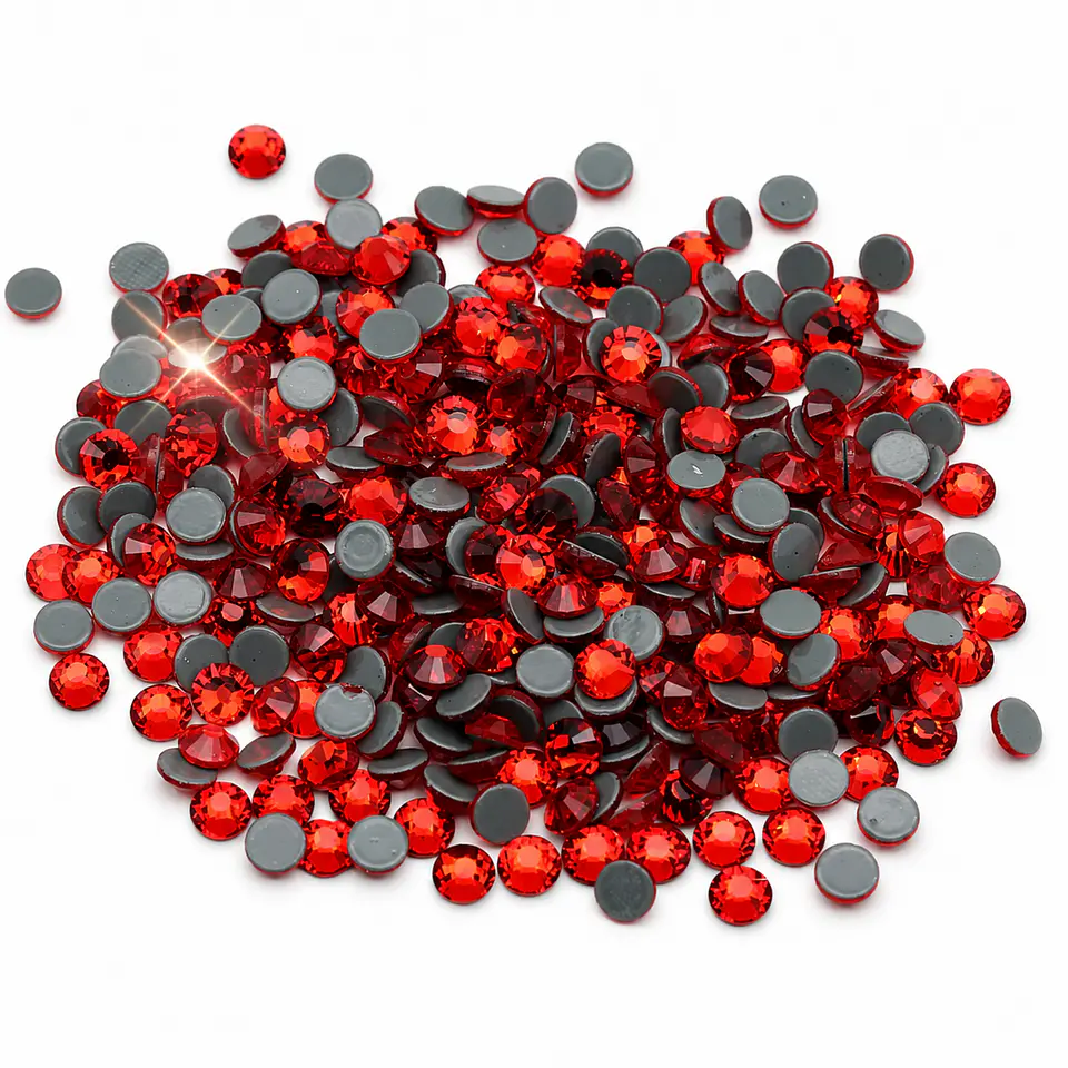 Cristales Strass Hotfix Light Siam (rojo) Premium AAAA 1