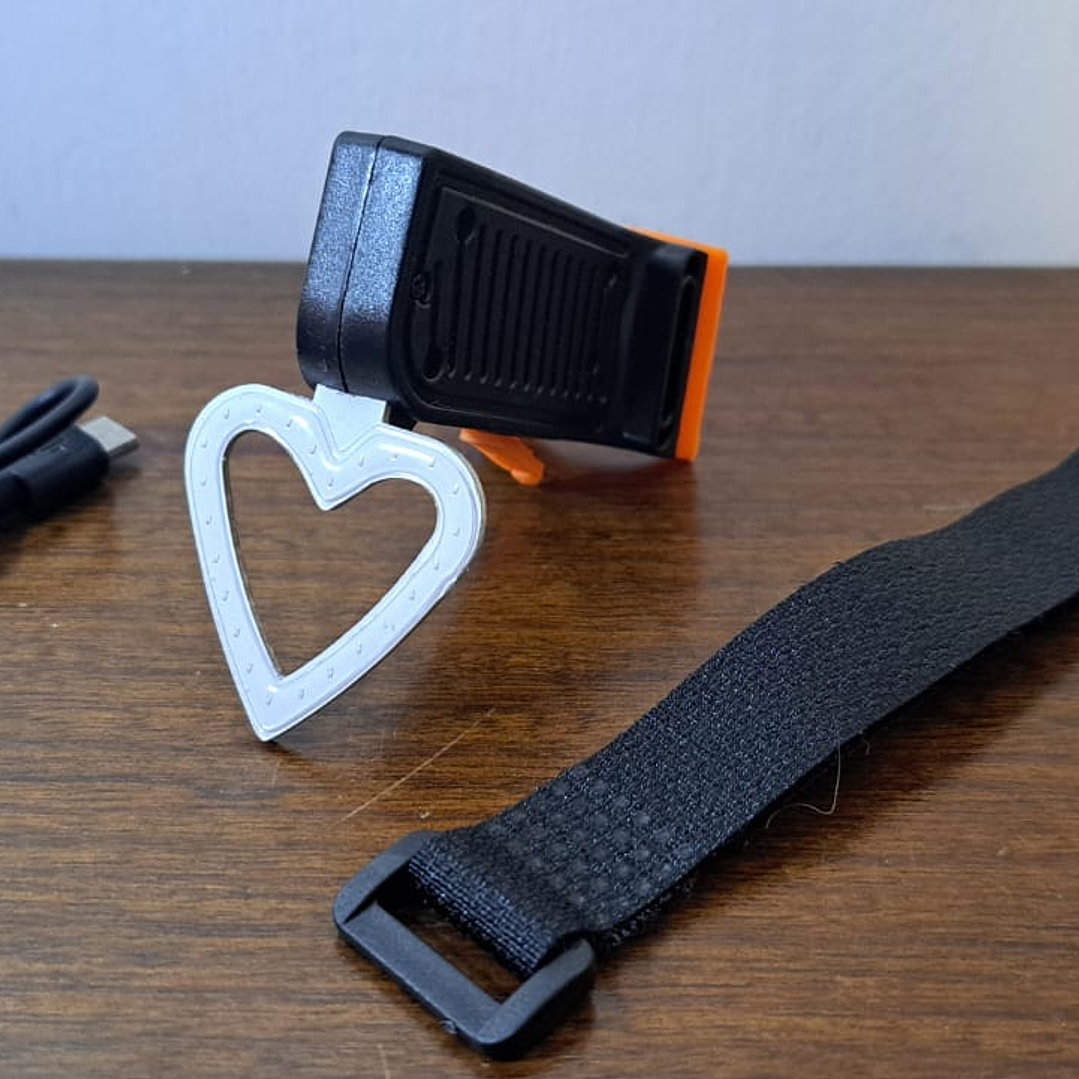 Luz trasera USB Forma de corazon 5 Modos  3