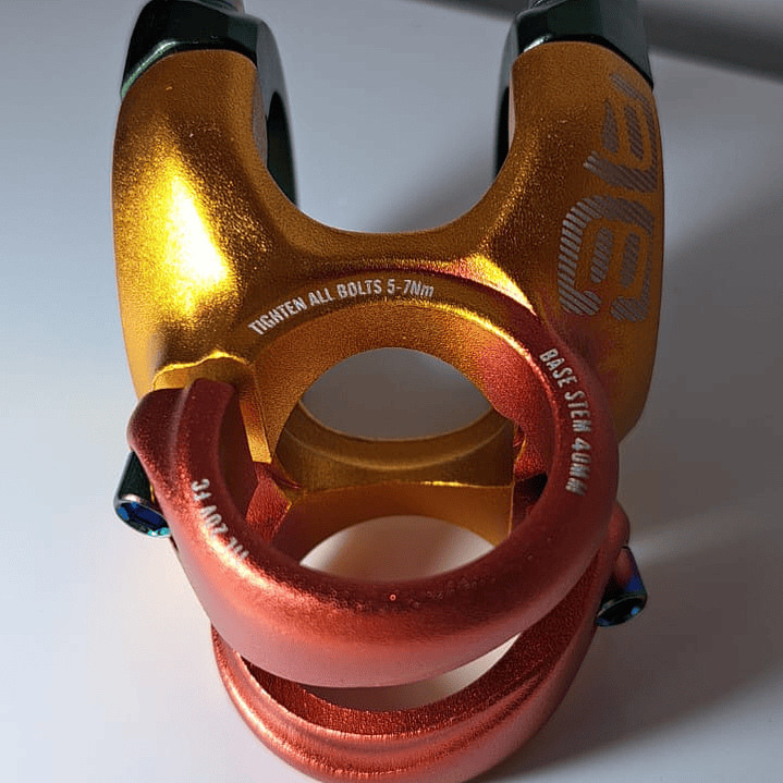 Tee 31.8 Hassns dh40 largo 40mm Rasta Verde/Amarillo/rojo 3