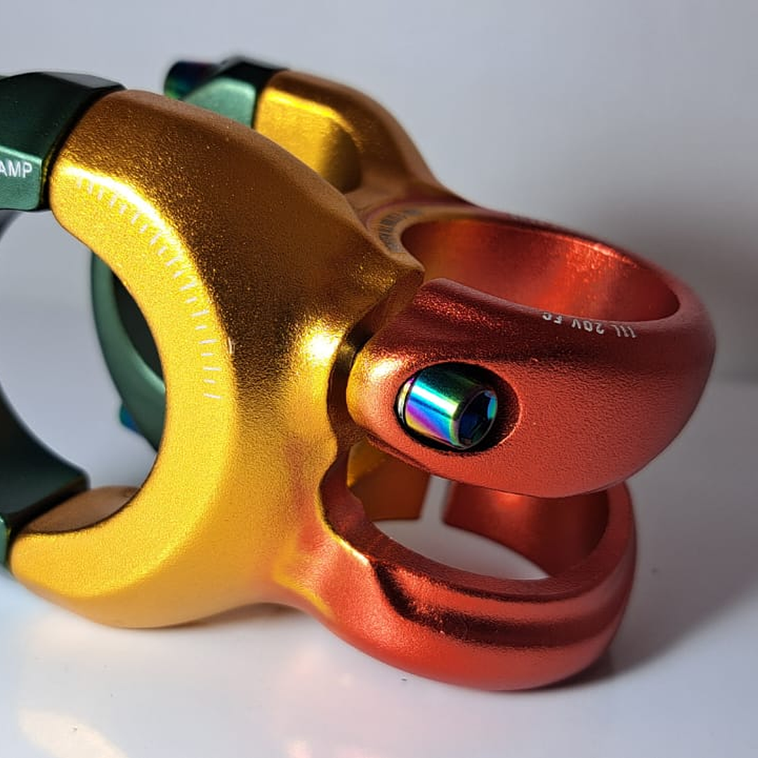 Tee 31.8 Hassns dh40 largo 40mm Rasta Verde/Amarillo/rojo 1