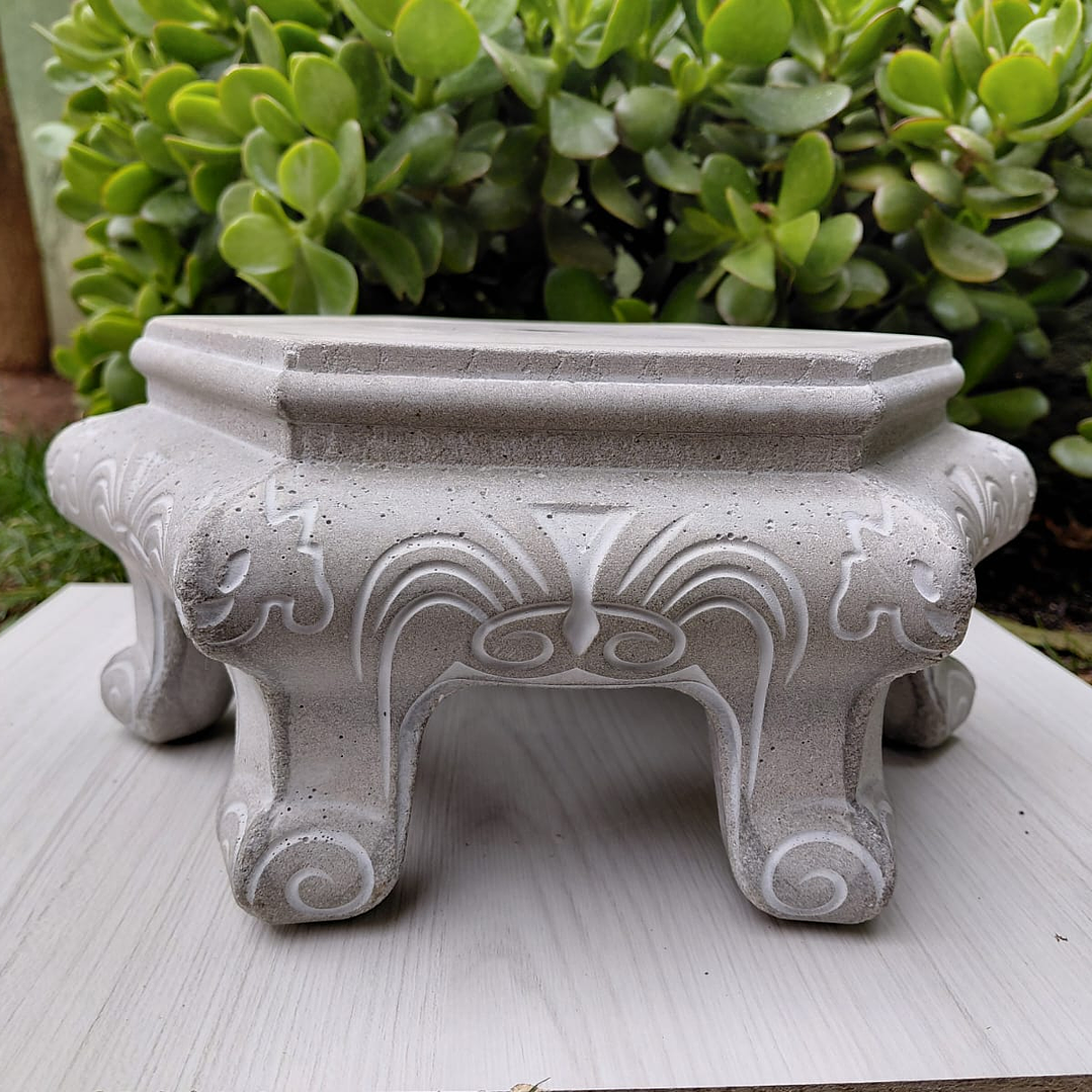 Porta maceta pedestal de concreto GFRC de alta calidad 1