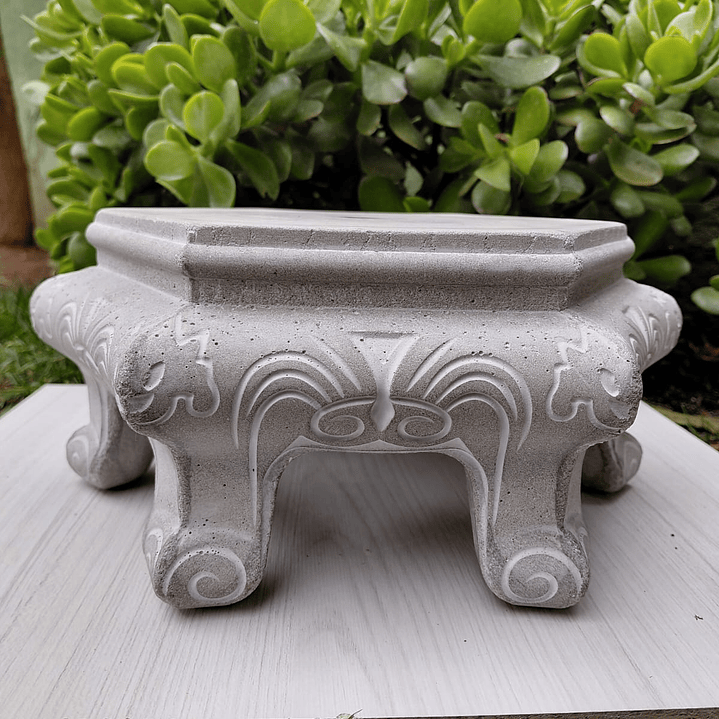 Porta maceta pedestal de concreto GFRC de alta calidad 1