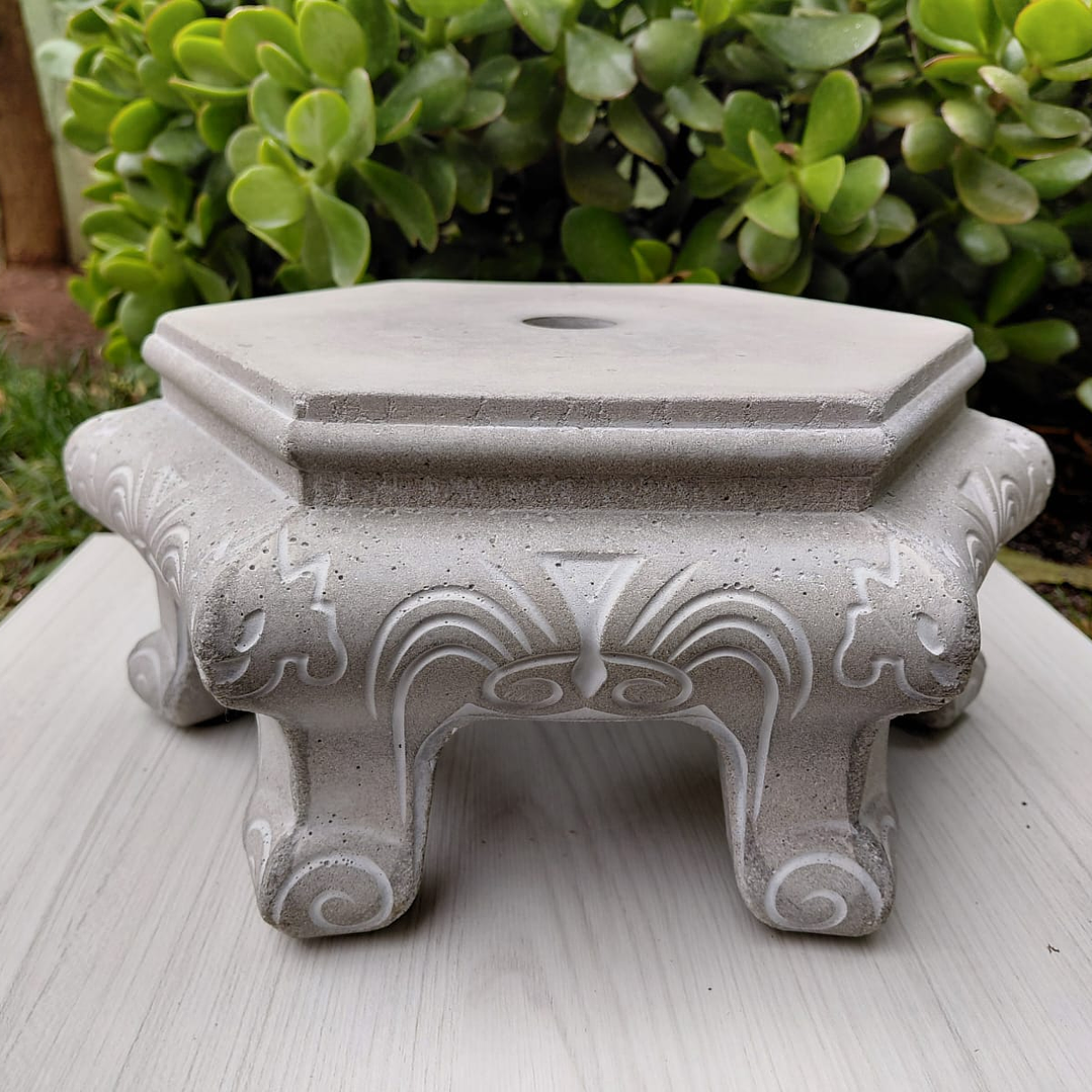 Porta maceta pedestal de concreto GFRC de alta calidad 3