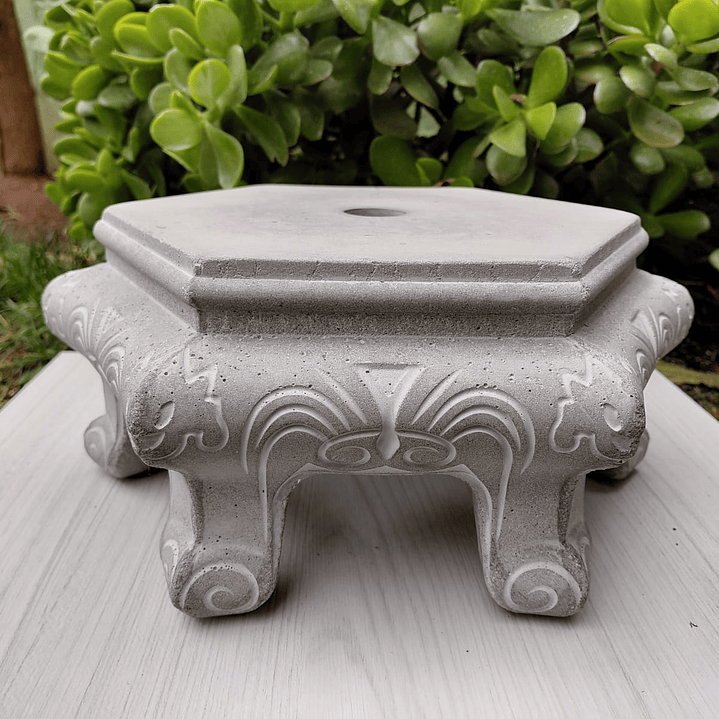 Porta maceta pedestal de concreto GFRC de alta calidad 3