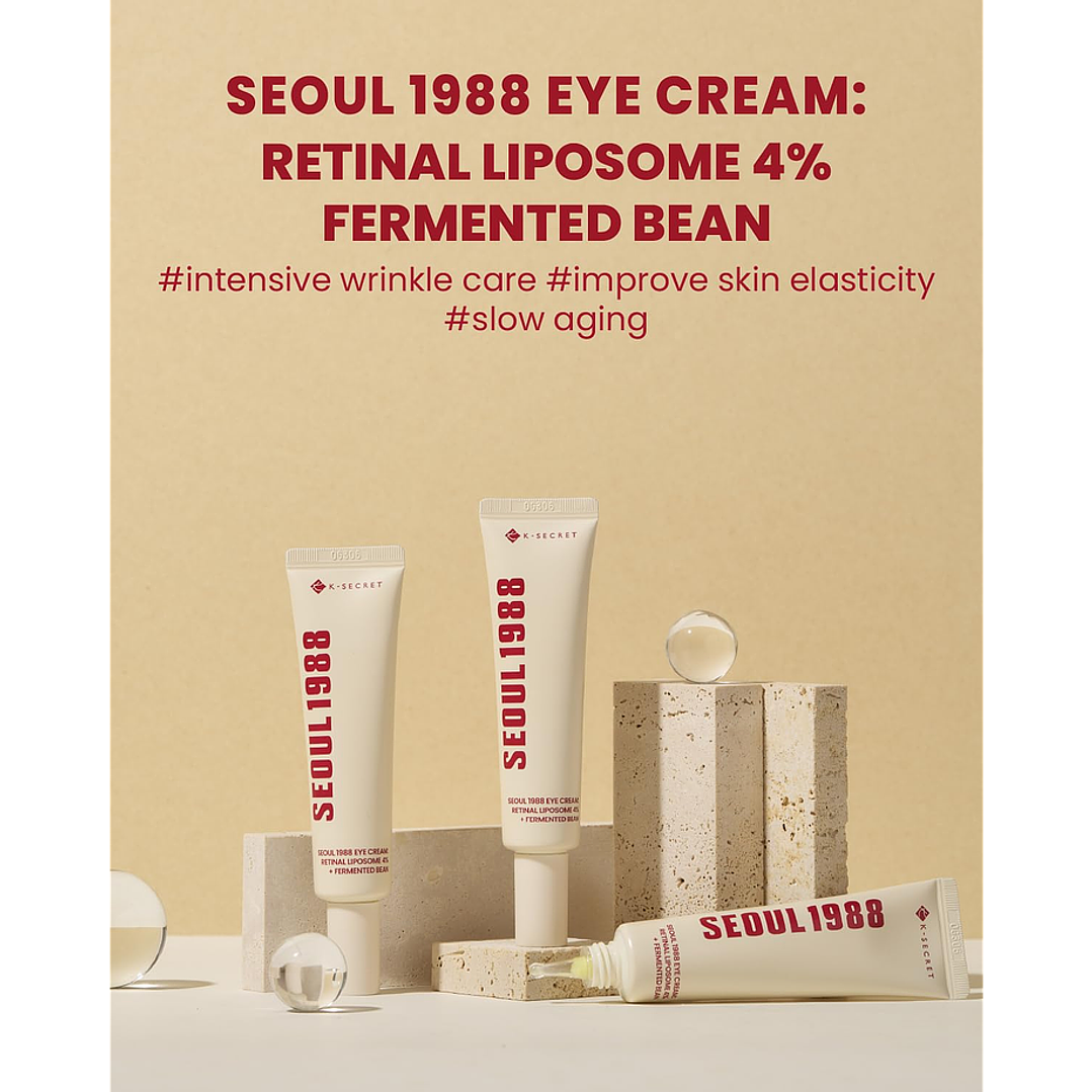 Seoul 1988 Eye Cream – Retinal Liposome 4% + Fermented Bean 3