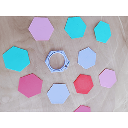 Tapas para mini bastidor hexagonal