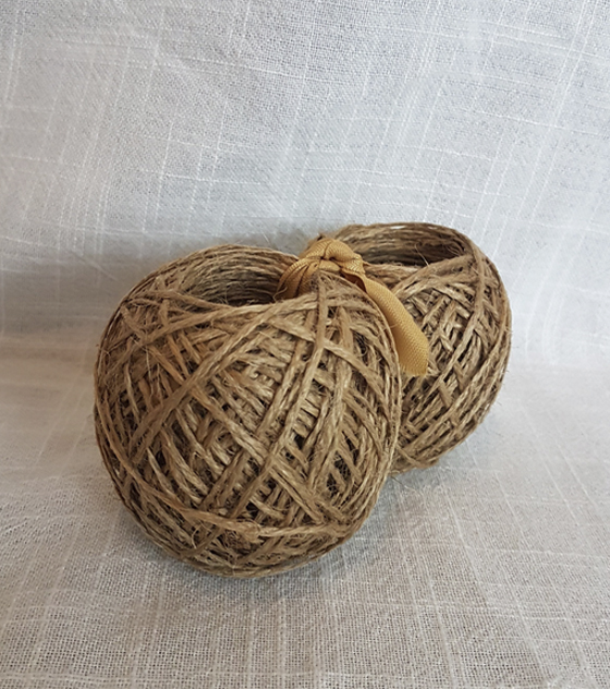 Flor Yute Natural 38 cm Pack 6 un.