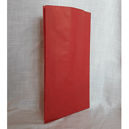 Sacos de Papel Rojo C-0400 19 x 37 cms. 100 unidades