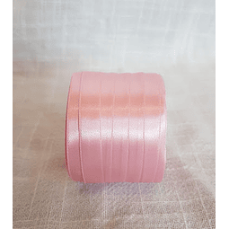 Cinta satin 1 faz 1 cm. ancho - Color Rosado 50 mts