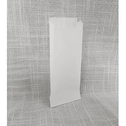 Sacos de Papel Blanco B-0125 6 x 13 cms. 100 unidades