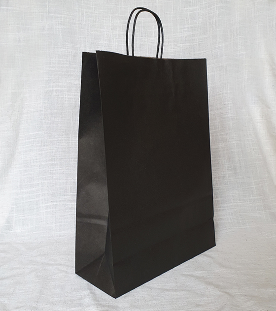 Bolsas de Papel Negro - 30 x 41 x 12 cm 50 unidades