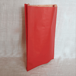 Sacos de Papel Color Rojo C-0800 27 x 51 cms. 100 unidades