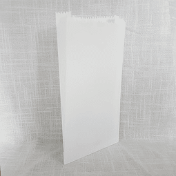 Sacos de Papel Blanco B-0100 12 x 23 cms. 100 unidades