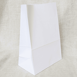 Sacos de Papel Blanco Delivery 24 x 34 x 13 cms. 45 unidades