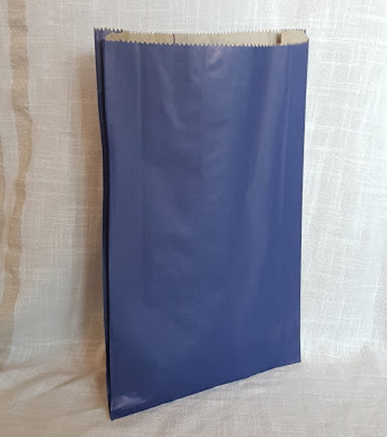 Sacos de Papel Color Azul C-0700 27 x 41,5 cms. 100 unidades