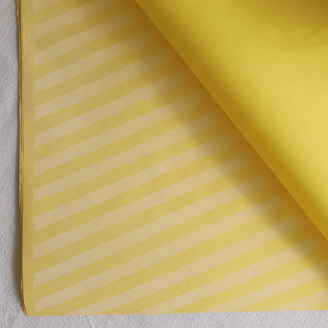 Papel Líneas Amarillo 10 pliegos 75 x 100 cms