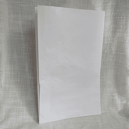 Sacos de Papel Blanco B-0700 27 x 43 cms. 100 unidades