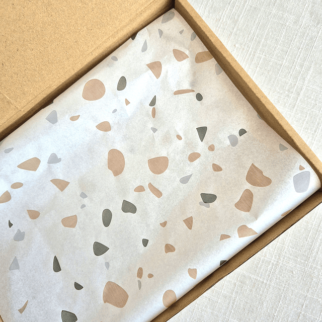 Papel Seda Terrazo 250 pliegos 77 x 90 cms