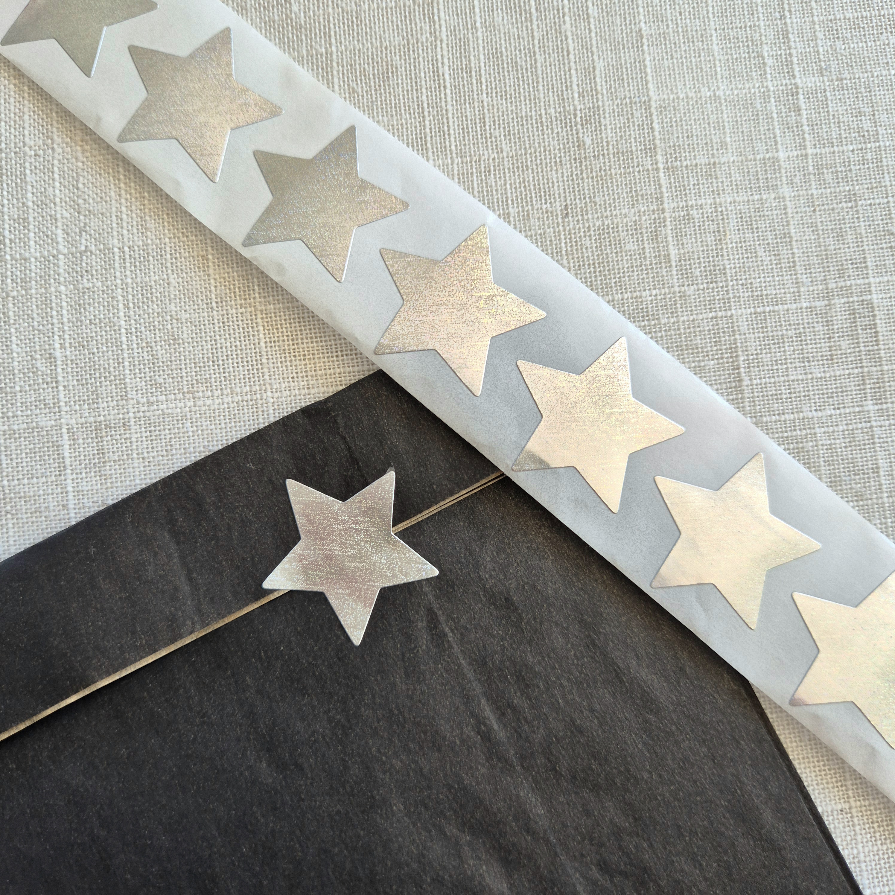 Adhesivos Estrella Plateada
