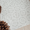 Papel Blanco 50 grs. Coronas Navidad 100 pliegos 80 x 100 cms
